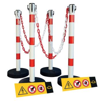 Výstražné sloupky s řetízky GYS 064409 (1)