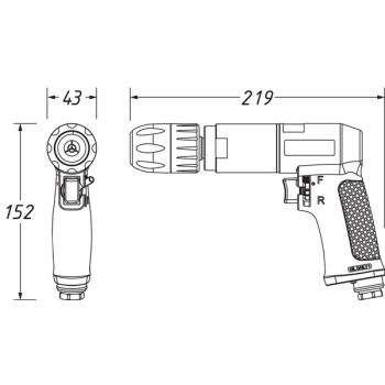 Pneumatická vrtačka HAZET 9030P-1 (2)