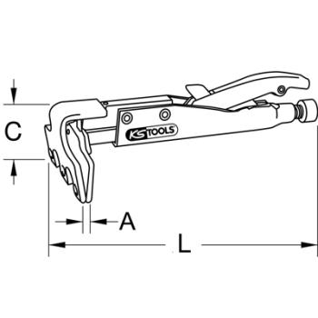 Skřipcové kleště KSTOOLS 115.1080 (3)