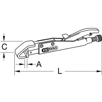 Skřipcové kleště KSTOOLS 115.1083 (3)
