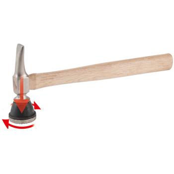 Karosářské kladivo s plochou zahnutou špičkou / kulaté KSTOOLS 140.2109 (2)