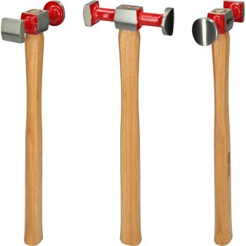 Karosářské kladivo čtvercové / kulaté KSTOOLS 140.2130 (1)