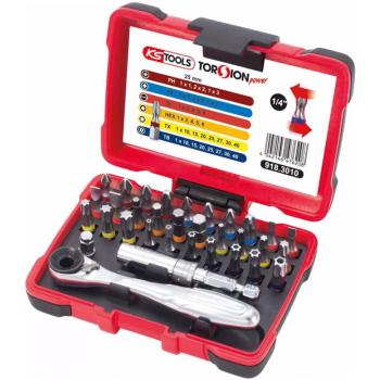 Sada bitů s ráčnou KSTOOLS TORSIONpower 918.3010 (1)