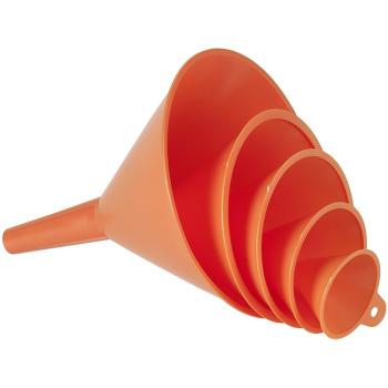 Sada 5 plastových trychtýřů bez sítka PRESSOL 02 360 954 (1)