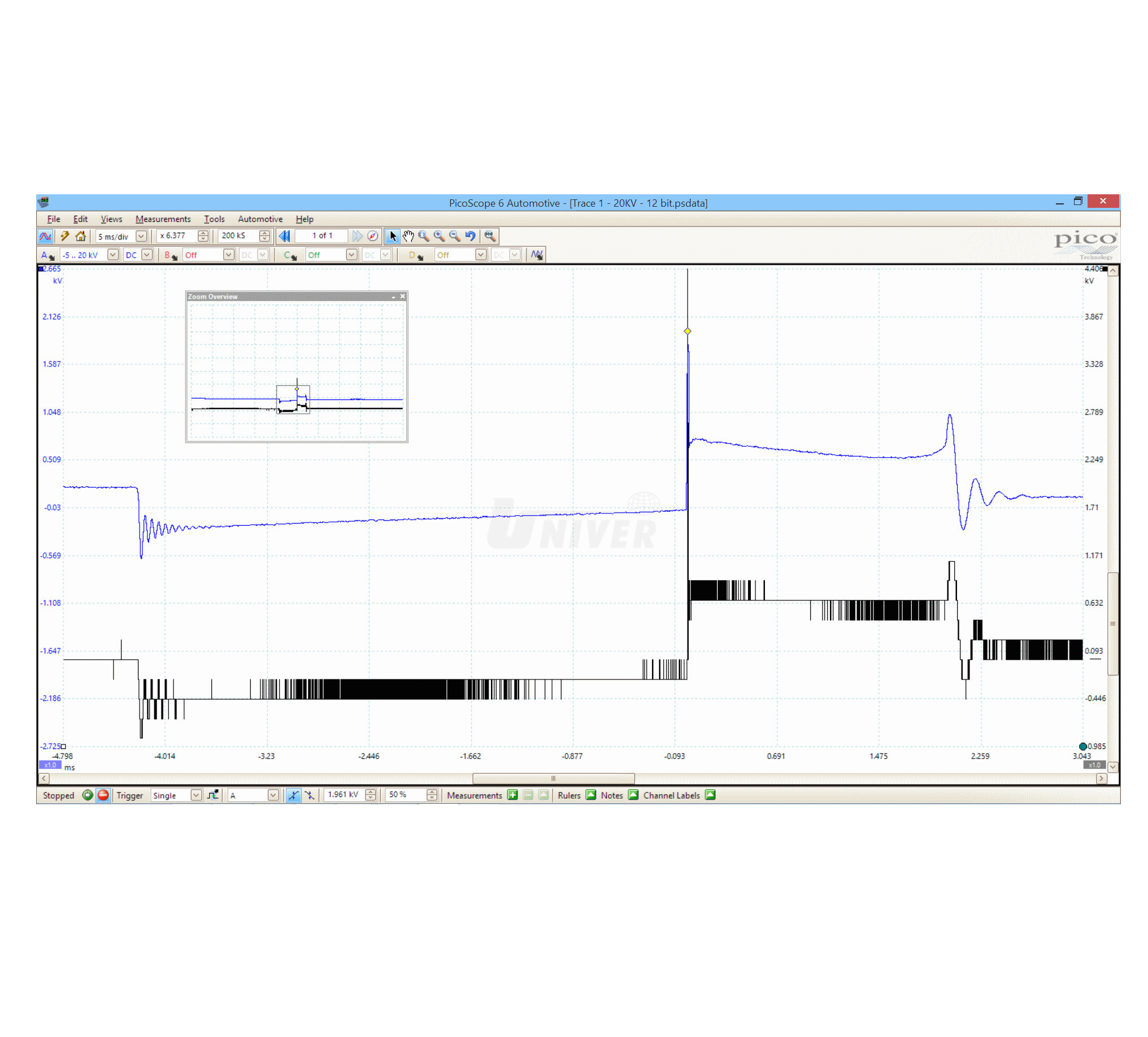 8-kanálový osciloskop pro diagnostiku vozidel PicoScope 4823 Automotive (4)
