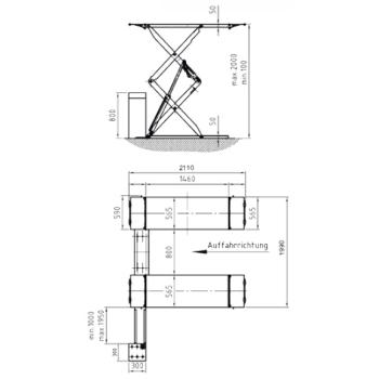Nůžkový zvedák Consul 0.35 SDE (2)