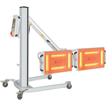 Dvoupanelový infrazářič pro sušení laků GX-8000L (1)