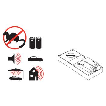 Mobilní ultrazvukový odpuzovač kun a hlodavců KEMO FG022 (2)