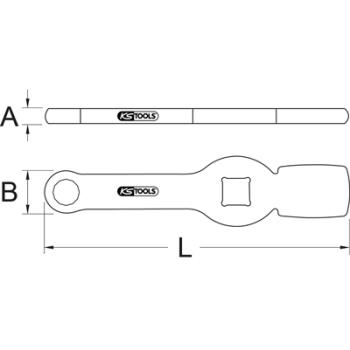 Klíč na šrouby kotoučových brzd KSTOOLS 460.5060 (2)