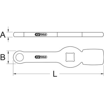Klíč na šrouby brzdových válců KSTOOLS 460.5062 (2)