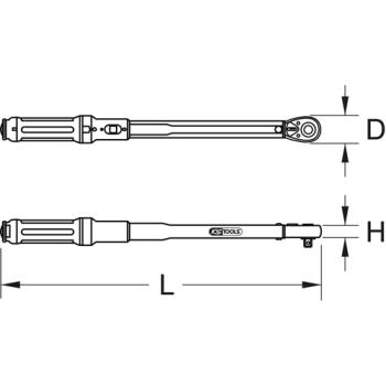 Momentové klíče s přepínací páčkou KSTOOLS ERGOTORQUE Precision (2)