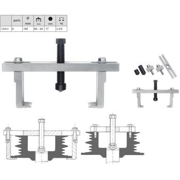 Sada stahováku řemenic KUKKO 124-K (1)