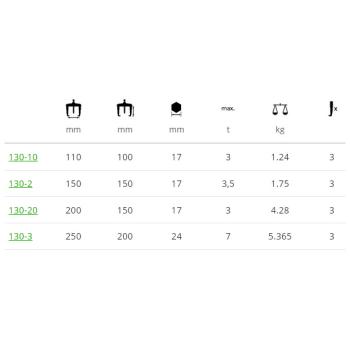 3-ramenné stahováky KUKKO 130 (2)