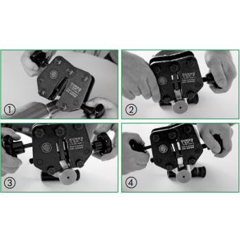 Kleště pro demontáž per / klínků z drážek hřídelí KUKKO 139-1 (2)