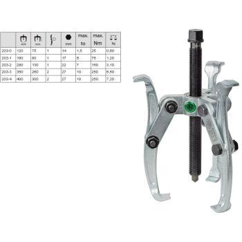 3-ramenné výkyvné kombinované stahováky KUKKO 203 (1)