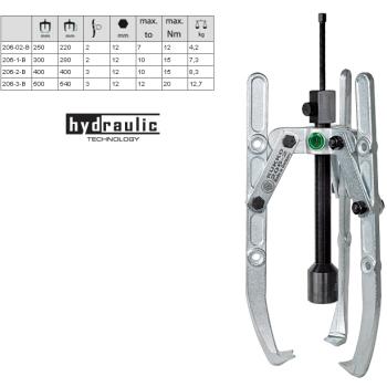 3-ramenné výkyvné hydraulické stahováky KUKKO 206-B (1)