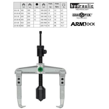 2-ramenné hydraulické stahováky KUKKO 20-B (1)