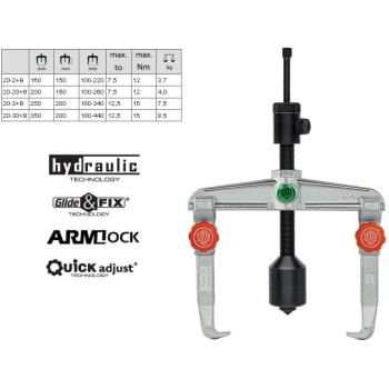 2-ramenné hydraulické stahováky KUKKO 20+B (1)