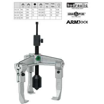 3-ramenné hydraulické stahováky KUKKO 30-B (1)