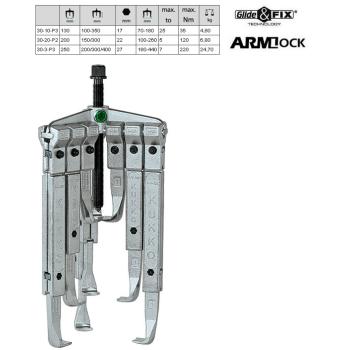 3 tříramenné stahováky s jedním nosníkem KUKKO 30-P3 (1)