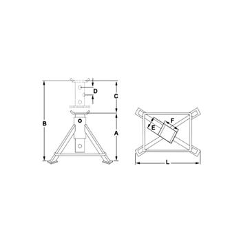 Stavitelné podkládací stojánky OMEGALIFT 3222500 (3)