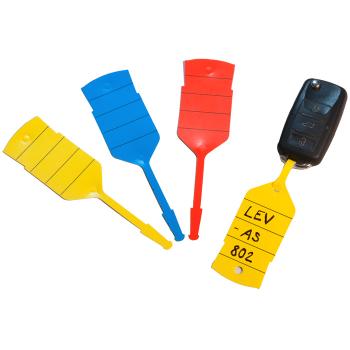 Plastové visačky na klíče se štítkem a poutkem SR EXTRA (1)