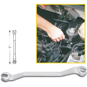 Otevřené zdvojené očkové klíče HAZET 612N (1)