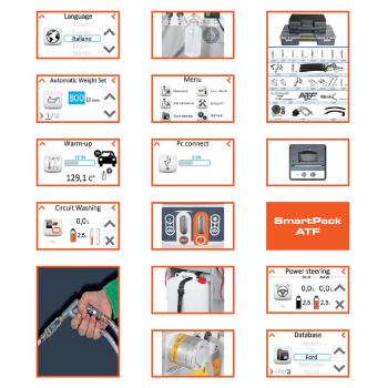 Přístroj pro výměnu oleje a čištění automatických převodovek SPIN ATF S-Drive 4500 SW (2)