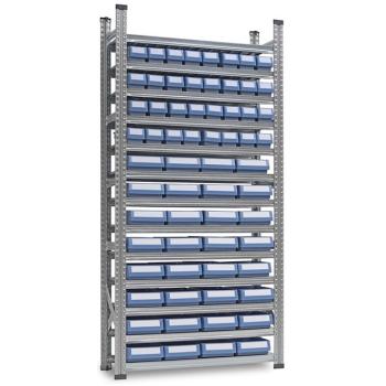 Regály Fachbodenregal SUPER s plastovými boxy (2)