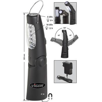 Akumulátorová montážní lampa VIGOR V2316 (1)