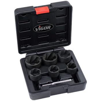 Sada hlavic pro povolování osmekaných matic VIGOR V3741 (2)