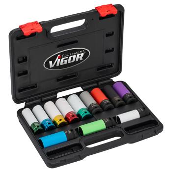 Sada kovaných hlavic na šrouby hliníkových disků VIGOR V6312/12 (1)