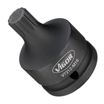Nástrčné hlavice pro rázové utahováky XZN a šestihran VIGOR V7212 (3)